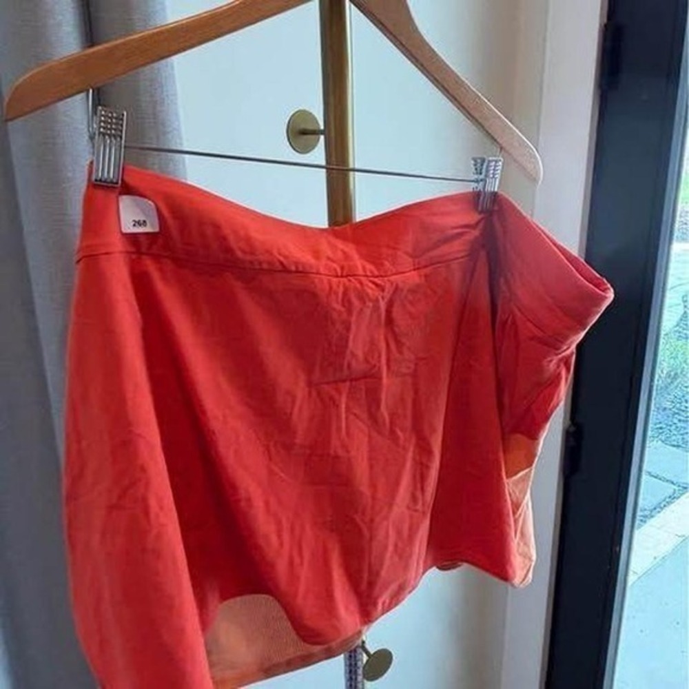 Outdoor Voices Skort Orange Color Block Athletic Tennis Golf Skort Women-XXXL
